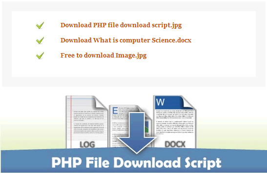 PHP File Download Script